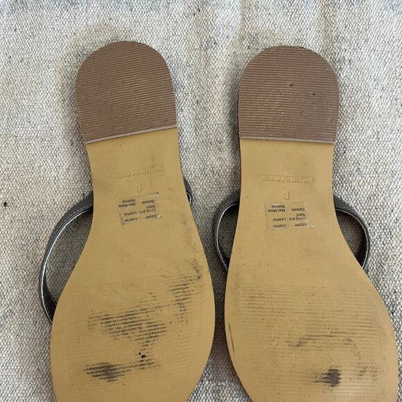 J.Jill Woman's Leather Summer/Beach Slip-On Flip-Flops Sandals Sz 8 - Picture 9 of 9